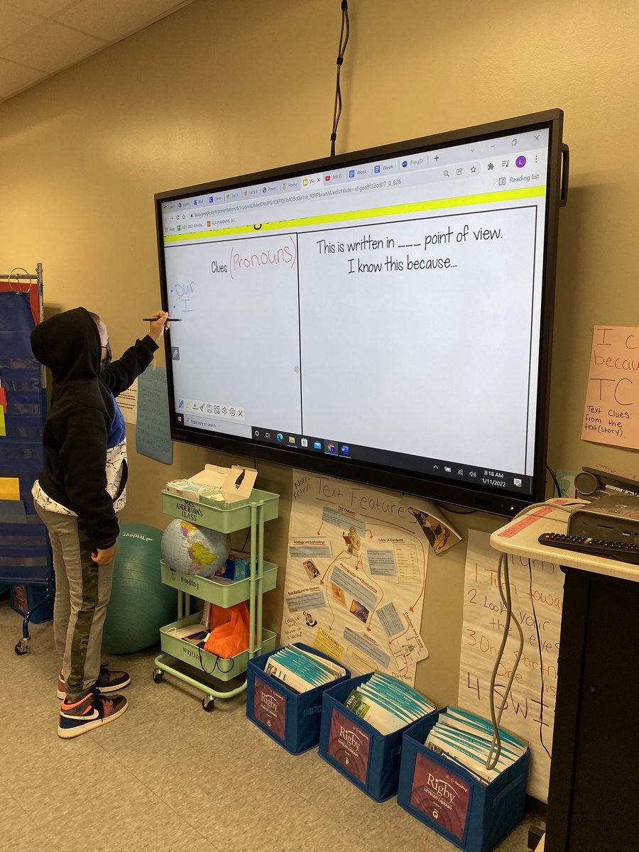 MrsAndersonABC's tweet photo. I haveโฆWho hasโฆ INFERENCING STYLE & some point of view review w/students taking the lead! #NoWorksheetWednesday @Almeda_Elem @Ian_Olmstead @GulleyToiya @deandra_waters @TeamHISD https://t.co/8xvUr3tli3
