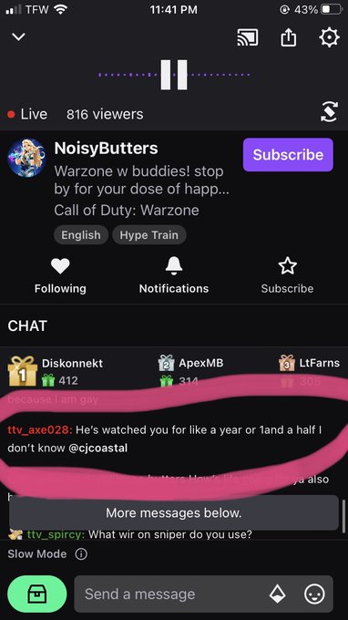 Last night while talking to @NoisyButters in her chat someone recognized ME and it made me so happy I<a class="tags" target="_blank" title="On Twitter" href="/?out=eyJ0eXAiOiJKV1QiLCJhbGciOiJIUzUxMiJ9.eyJpYXQiOjE3MjU2OTI2MzgsImlzcyI6InR3cG9ybnN0YXJzLmNvbSIsIm5iZiI6MTcyNTY5MjYzOCwiZXhwIjoxNzU3MjI4NjM4LCJyZWRpcmVjdF91cmwiOiJodHRwczovL3R3aXR0ZXIuY29tL05vaXN5QnV0dGVycyJ9.j9IEISJM1m3nmd-8C1z3hQI5Ce9n7DgDYO0D1FoORDxKGanQML_R-sxIh1hk3720PhVeYled9frXH3Ls8RBl4A">@NoisyButters</a><a href="/tag/modernwarfare2"class="tags"><span>#modernwarfare2</span></a><a href="/tag/modernwarfareii"class="tags"><span>#modernwarfareii</span></a>