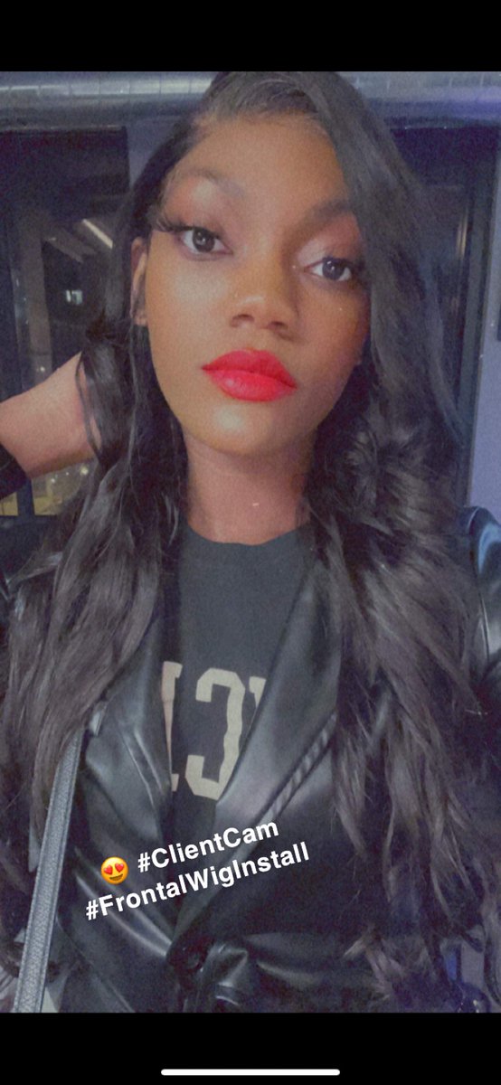 _WigStyleMe's tweet image. Client selfie 🤳 Wig install by me❤️‍🔥