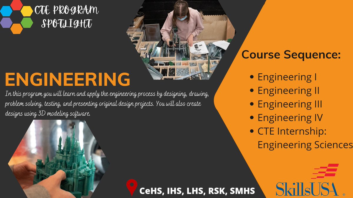 PeoriaCTE's tweet photo. Take steps towards a future in Engineering. Get involved in @PeoriaUnified11 courses today! Learn industry standards through hands-on original design projects. Learn more at https://t.co/dFyafF3XWl
#PeoriaCTE #PeoriaUnified #PUSD11 #CTEEngineering @PeoriaUnified11 https://t.co/VXo1XnsjTP