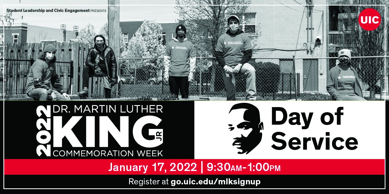 Uic Fall 2022 Schedule Uiclife On Twitter: "Although Uic Is Remote, You Can Still Make 1/17 "A Day  On, Not A Day Off!" Join The Uic Mlk Challenge From Jan. 17-21! Complete  Tasks, Attend Virtual Events,