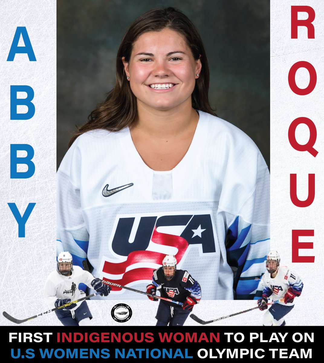 Congratulations to Abby Roque, Ojibway of Wahnapitae First Nation who will become the First Indigenous Woman to play for the U.S Women's National Olympic Team! 🏒🪶 
#womenshockey #indigenous