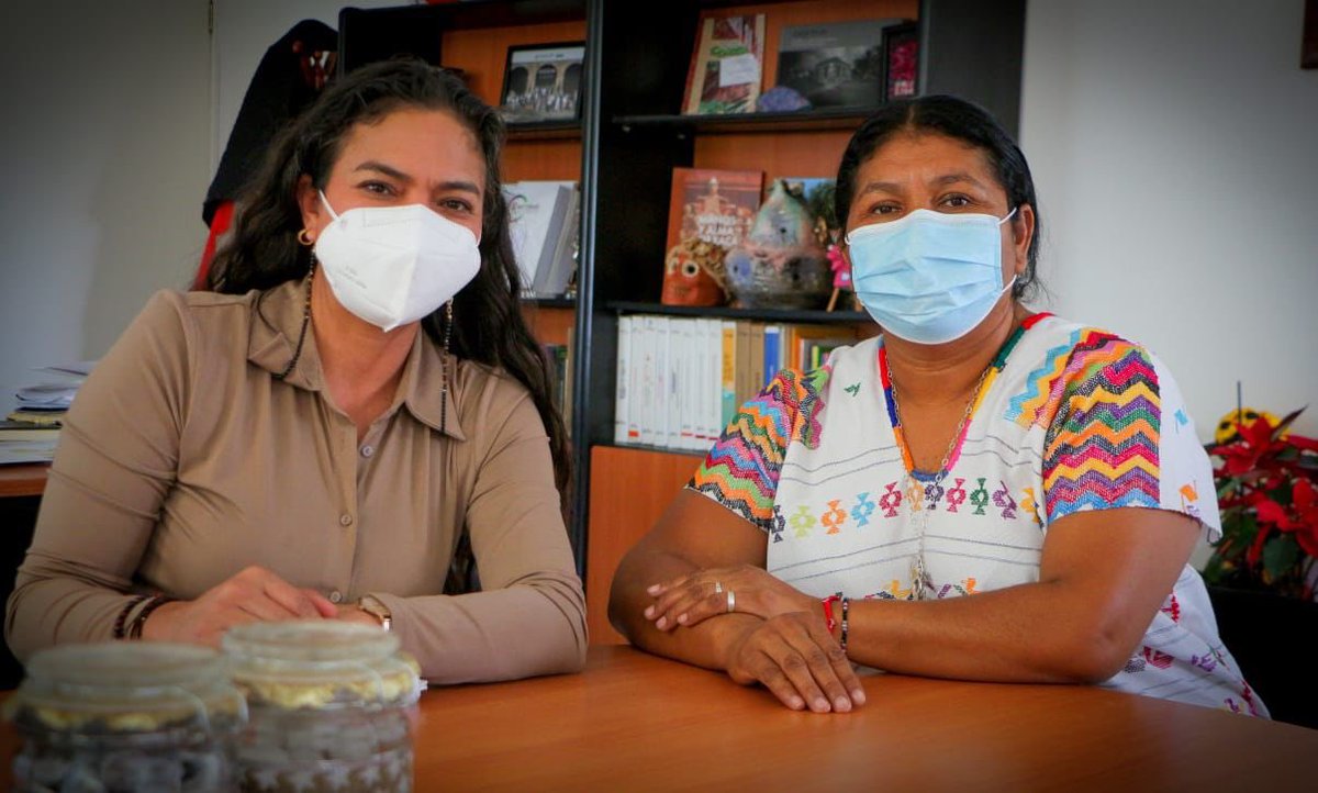 MiriamPLiborioH's tweet photo. Un gusto platicar con mi amiga Elodia Hernández Hernández, Presidenta Municipal de San Lorenzo Jamiltepec, #Oaxaca.

Acordamos estrategias para impulsar la educación en su municipio, a través de los servicios educativos del @IEEA_GobOax. ¡Sigamos haciendo equipo! https://t.co/AJ28DjUjTy