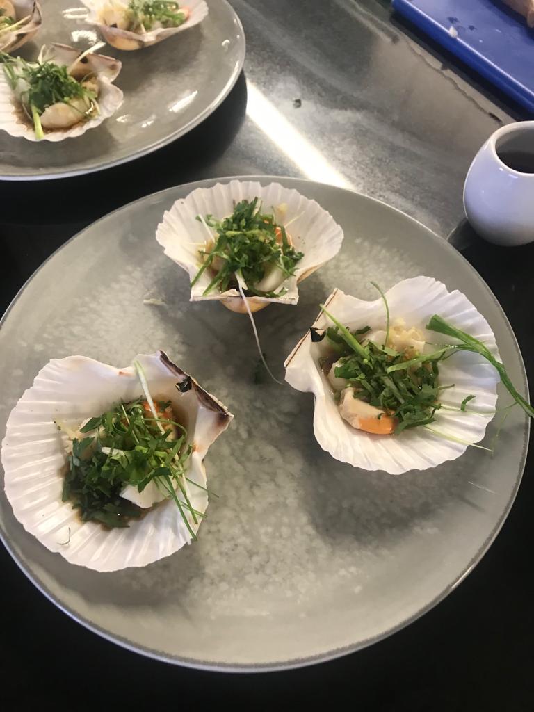 mlewin2's tweet photo. @HospitalityTC @RickSteinSchool Great class. Simple. Tasty. Students engaged. https://t.co/wnWzqSfH8h