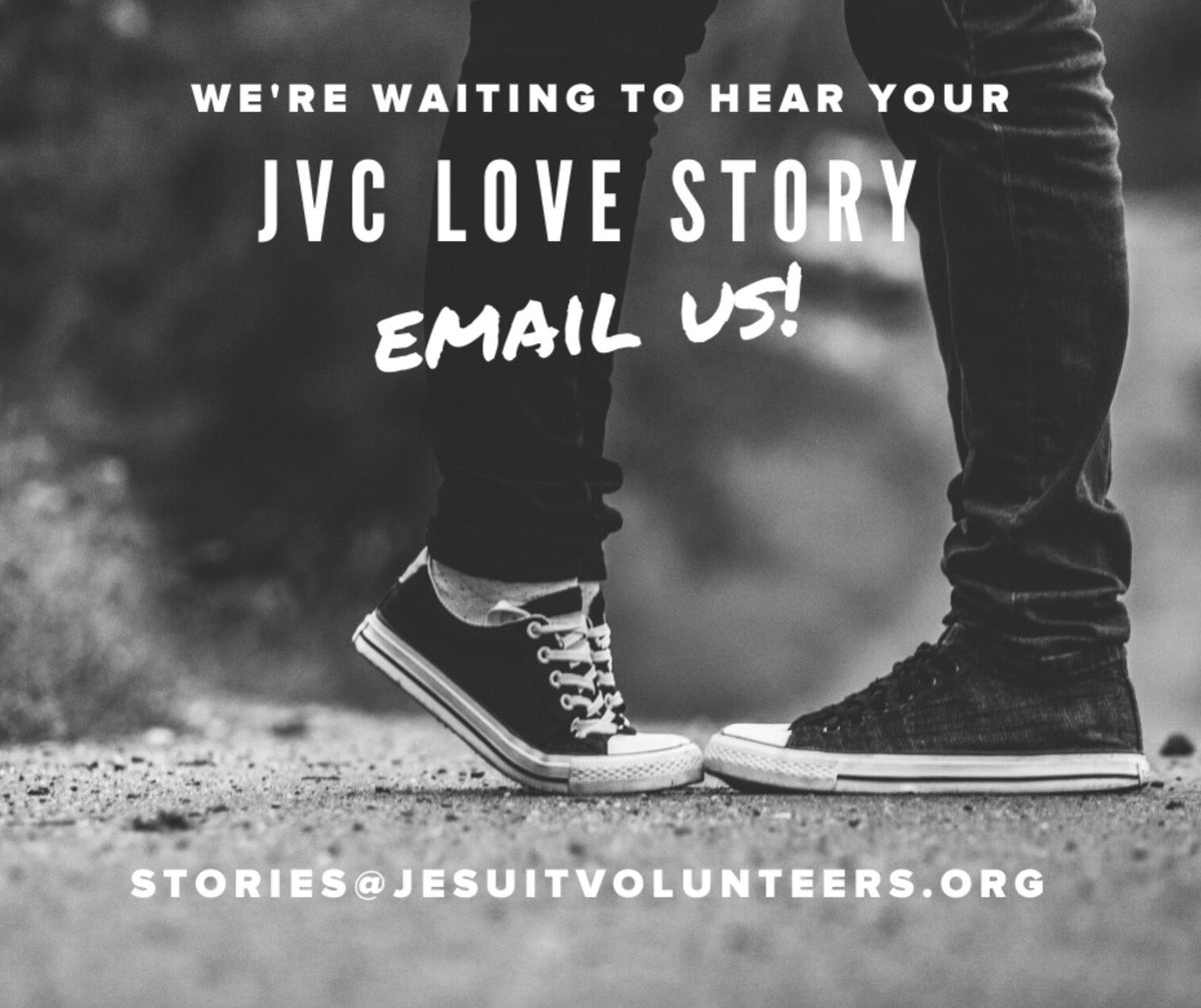 We would love to feature you and your FJV love in the weeks leading up to Valentine’s Day. Don’t forget to include you and your partner’s name, years of service and anniversary! #JVClovestory #lovestory #valentinesday 

Share your story by emailing: stories@jesuitvolunteers.org