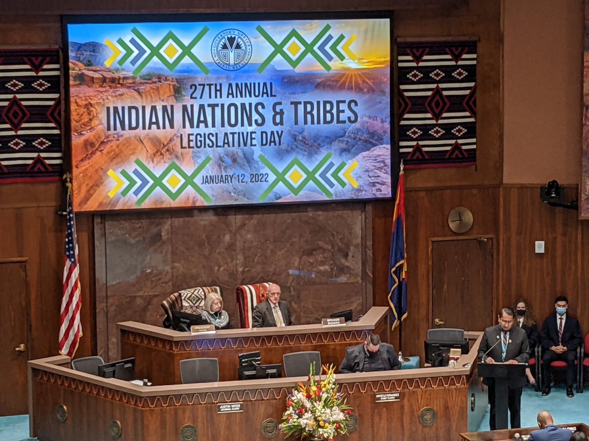 priasun's tweet photo. At #azleg Tribal Legislative Day, President Nez of Navajo Nation makes protection of #VotingRights his final plea, noting the many bills filed that would make voting harder for the rural elders. Instead, voting should be easy for all!
#FreedomToVoteAct #JohnLewisVotingRightsAct https://t.co/szeGgCvGvc