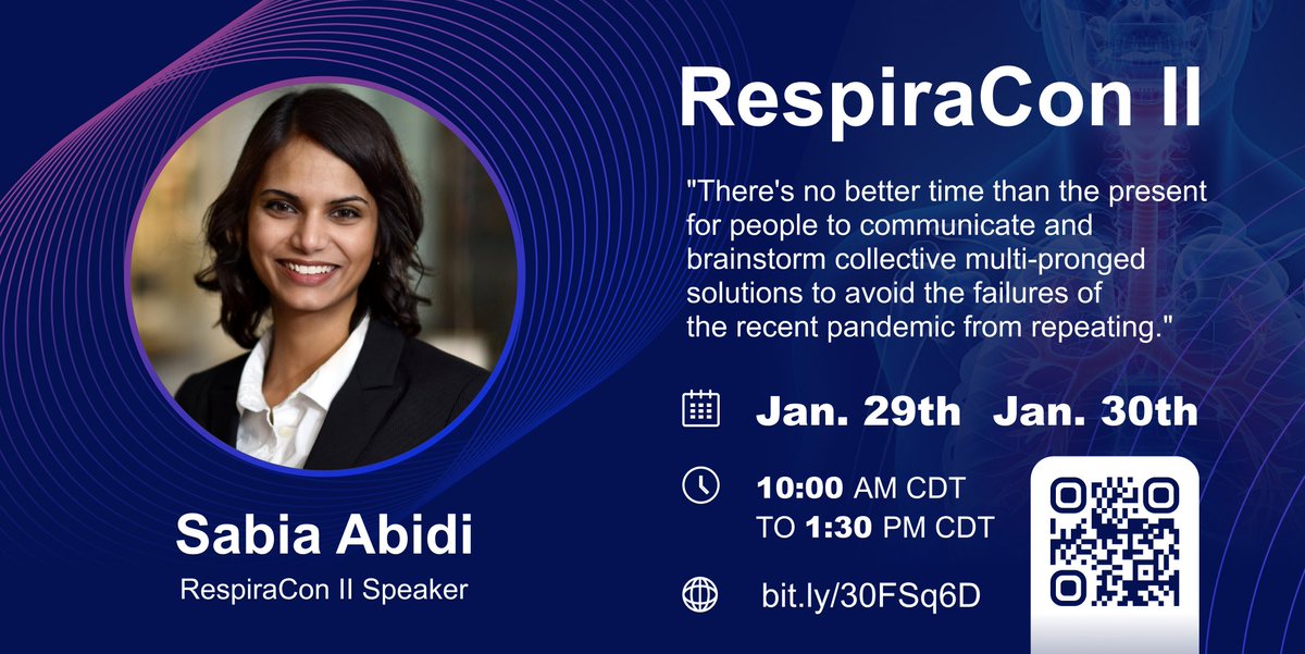 pubinvention's tweet photo. Sabia Abidi is a lecturer in the bioengineering department at Rice University and teaches courses in Systems Physiology, Troubleshooting of Clinical Lab Equipment, and Senior Design. Sign up for Respiracon II to hear her speak! @Rice360atRiceU #RespiraConII https://t.co/Mpw9BPTlXC