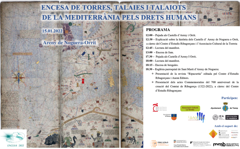 noticiesdelater's tweet photo. ARENY DE NOGUERA I ORRIT PARTICIPEN EN L'ENCESA DE TORRES, TALAIES I TALAIOTS - https://t.co/YBy3wg3C9G https://t.co/v7IWq5x8tS
