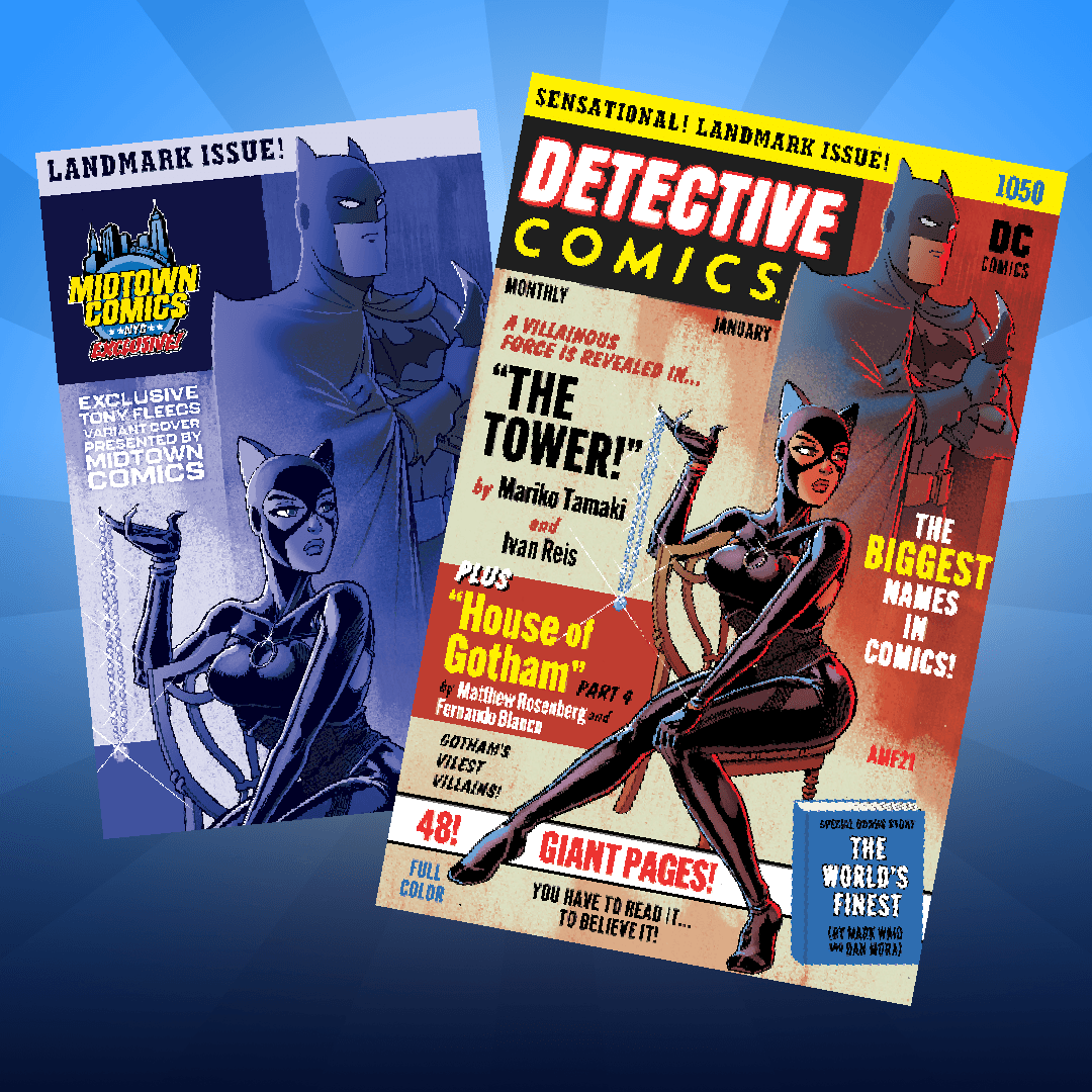 MidtownComics's tweet photo. ๐#MidtownComics #DetectiveComics #1050 Exclusive #VariantCover is revealed!
๐ฆFrom the talented #TonyFleecs comes our #Batman & #Catwoman cover!
๐Thoughts?
๐https://t.co/NceoAFkjtf
#TheBatman #DC #DCcomics @DCComics @TonyFleecs #LandmarkIssue #ComicsToRead #GoodReads https://t.co/zCWDo69mwf