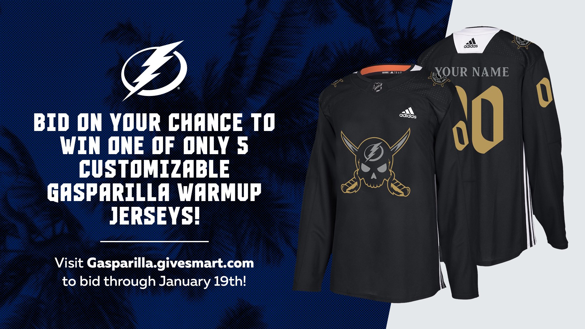 Lightning Foundation on X: If you want to own one of these 🏴‍☠️ jerseys  customized with the name and number of your choice, the Lightning  Foundation has your ONLY chance! Visit