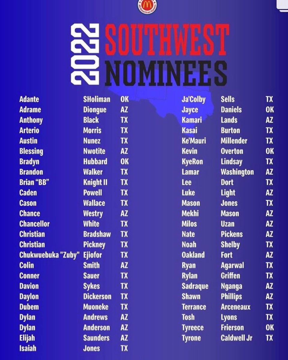 Congratulations <a href="/CadenP34/">Caden Powell</a> McDonald’s All American Nominee!  Well deserved!! #hardworkpaysoff #all4one4all <a href="/MidwayPanthers/">Midway Athletics</a> <a href="/MidwayISD/">Midway ISD</a> <a href="/TexasimpactAE/">Texas Impact 4:13 Academic Elite</a> <a href="/PaulMDaRealTalk/">DaREALtalkNation</a> <a href="/Tabchoops/">𝙏𝘼𝘽𝘾🏀📋</a> <a href="/WacoTribSports/">WacoTrib Sports Dept</a>