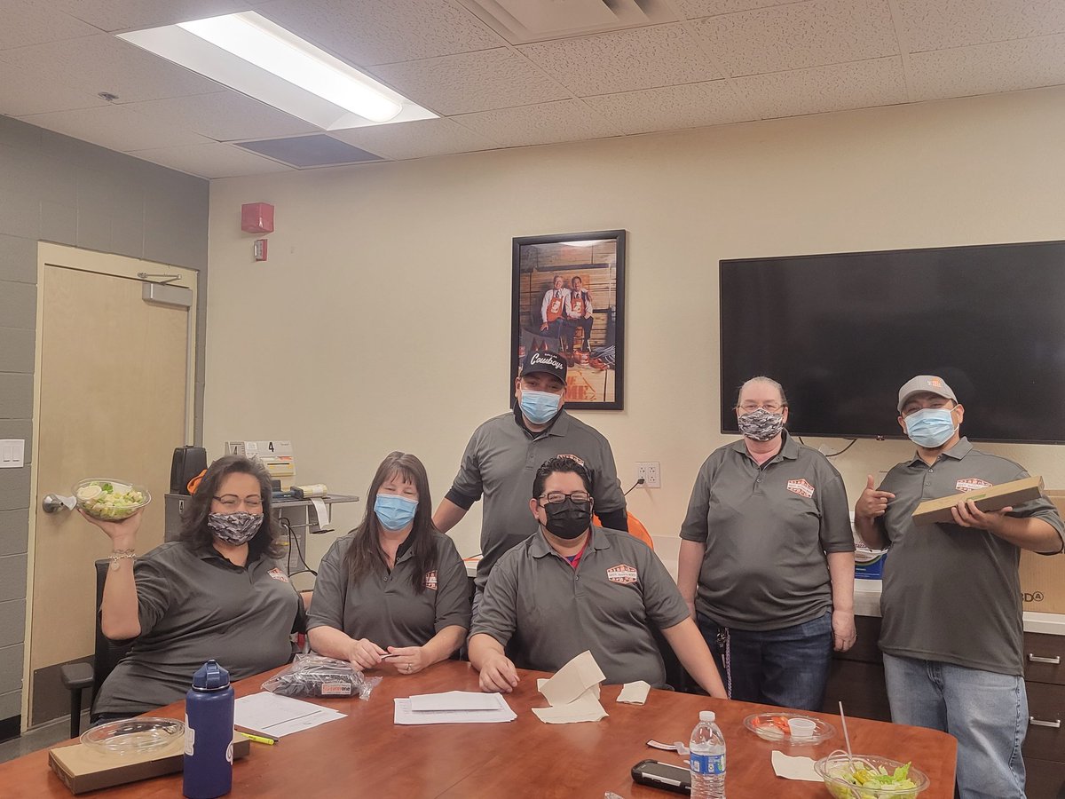 Celebrating Infocus Appreciation Week with some lunch for the team. Thanks for your hard work keeping the store safe.