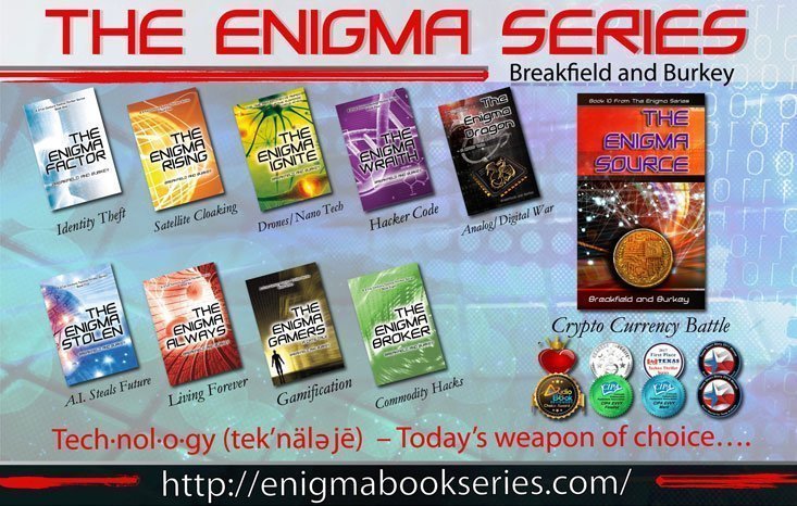 Follow EnigmaBookSeries-Winner 4 Dan Poynter's Awards at '@EnigmaSeries Who is behind the #enigmaseries? enigmabookseries.com/about-us-3/ #technothriller