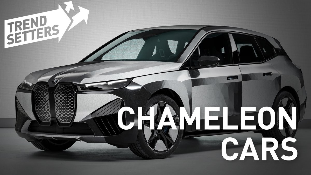 PortableTVApp's tweet photo. #BMW has developed a #colorchangingcar that uses a similar technology to an #e-reader.
#TechTrendsetters #technology #trends #chameleoncars
https://t.co/nZoEA6aPeT https://t.co/yv1sAecQvu