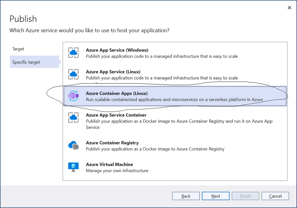 coolcsh's tweet photo. Super excited that Visual Studio 17.1 Preview 2 introduced support for publishing .NET applications to Azure Container Apps. https://t.co/qJmS5RS6oQ