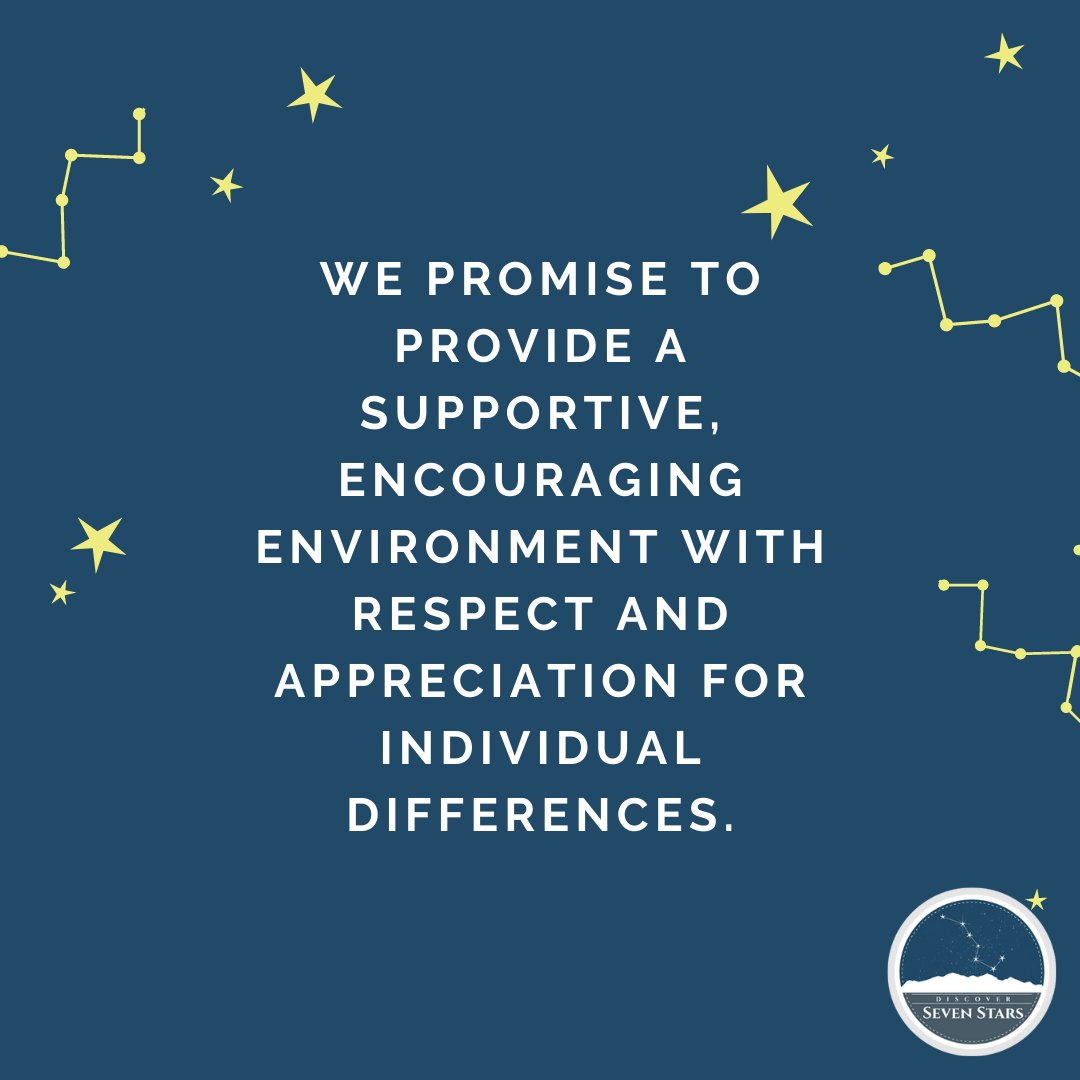 SevenStarsAcade's tweet photo. We promise to provide the very best assessment and strengths-focused treatment of the highest clinical quality for children struggling with challenges such as autism, ADHD, and nonverbal learning disorders.

#OurMission #OurPromise https://t.co/EWBXZlFlmW