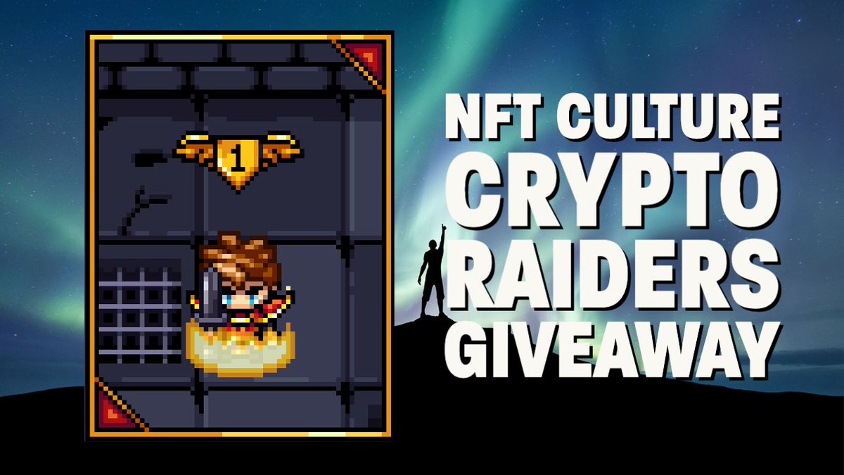 NFTCulture's tweet photo. Lets do it. Today Crypto Raiders opened up the next gen of raiders to the world. I just minted as many as I could.  Let's Give 1 away. Follow us, like &amp; RT this, &amp; follow @crypto_raiders &amp; @RealDonaldNFTs  to enter. Join the discord for an additional chance! 

💎#NFT Gaming 💎 https://t.co/ODPVIiMwIe