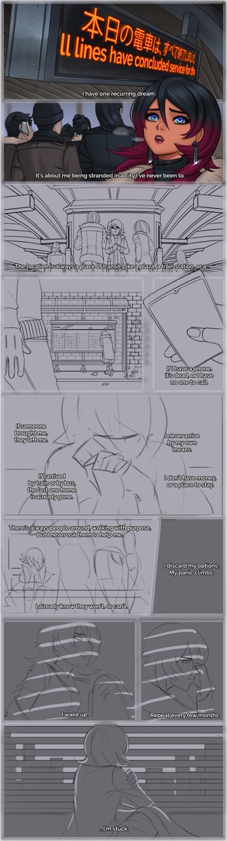 Teija | scrapped comic 
