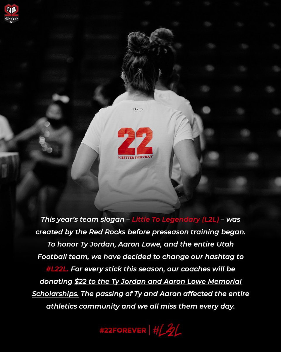 #22Forever If you want to match our donations this season, visit the links: 🔗 | bit.ly/3HZQLt7 🔗 | bit.ly/3qk0vsc #GoUtes | #L22L