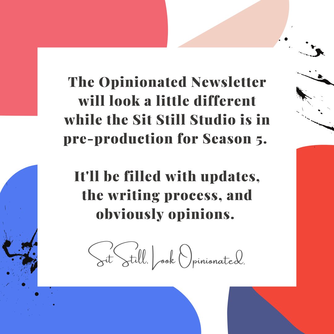 SitStillPodcast's tweet photo. 🔉We're baaaaaack 🔉

We know you missed the newsletter so make sure you sign up online. We'd love for you to join us on the journey of creating Season 5! We'll see you in your inbox 📩 https://t.co/toTpriCV6o