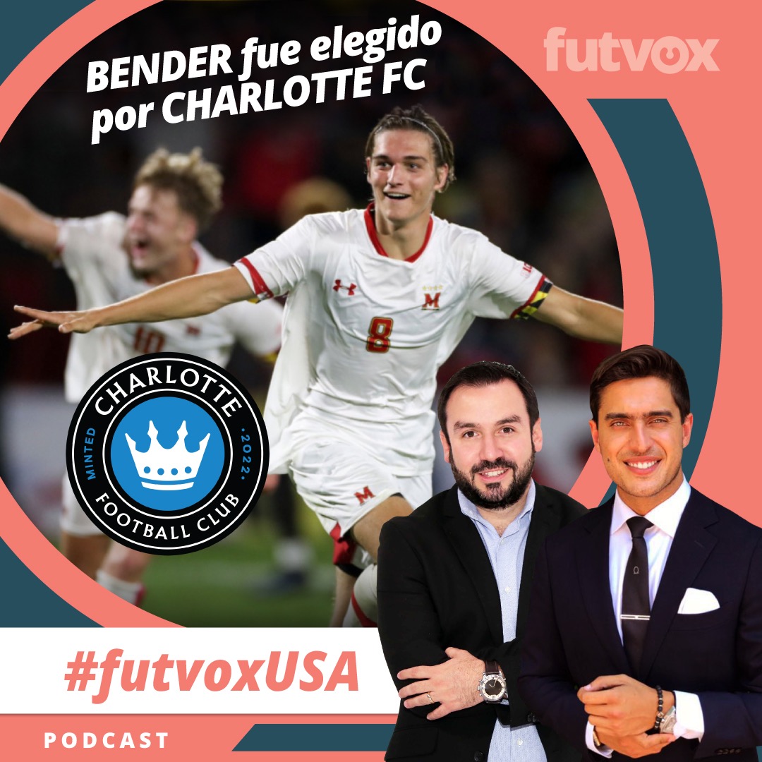 nacionfutvox's tweet photo. Todos los detalles del #SuperDraft 2022 de la @MLSes: 

#BenBender fue elegido por @CharlotteFC como su primer pick. 

@FerCevallosF y @RodolfoLanderos te traen lo más sobresaliente en tu podcast #futvoxUSA

▶️https://t.co/j1GN4iCAsr
#MLSSuperDraft #Mls #Charlotte https://t.co/Gosr5LXWSm