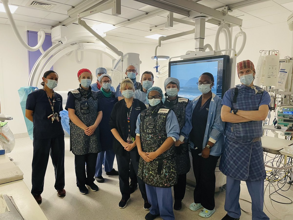 Our new state of the art @philipshealthuk bi-plane angiogram machine is now ready for use to treat aneurysms, AVM, Stroke & dAVF. Today we were able to coil and an MCA aneurysm and use the amazing new software packages to aid treatment. @BHRUT_NHS