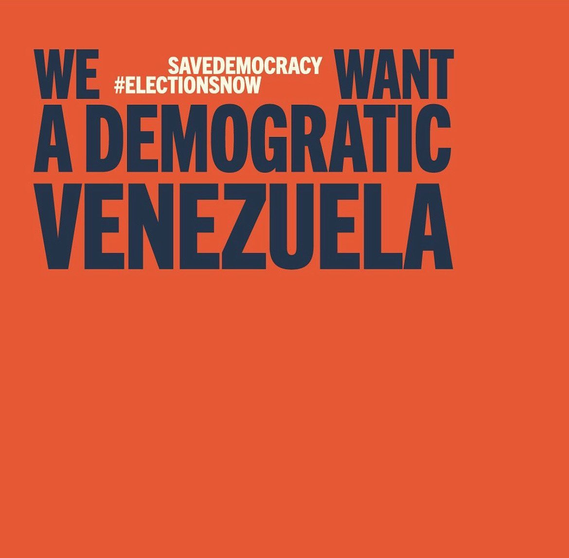 We are respectfully asking for your support in keeping pressure on the Nicolas Maduro dictatorial regime until free and fair presidential elections are held in Venezuela.

Sign the petition and share the video on our profile! 

#SaveDemocracy #SaveVenezuela #ElectionsNow