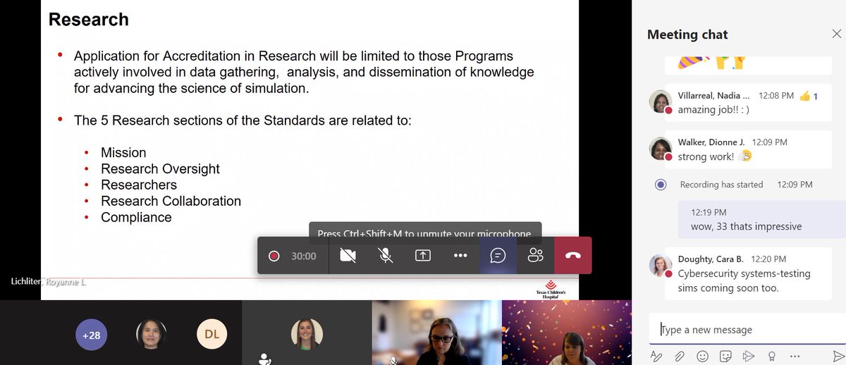 Texas Children's Quality Education and Simulation (@tchquest) on Twitter photo Todays SIM Forum invited #simulation instructors across #TexasChildrens to learn about the accreditation background, process & feedback received from <a href="/SSHorg/">Society for Simulation in Healthcare</a> & what this means for us as the ONLY accredited sim program in <a href="/TXMedCenter/">Texas Medical Center</a>.
Lots of exciting things ahead in 2022! Todays SIM Forum invited #simulation instructors across #TexasChildrens to learn about the accreditation background, process & feedback received from <a href="/SSHorg/">Society for Simulation in Healthcare</a> & what this means for us as the ONLY accredited sim program in <a href="/TXMedCenter/">Texas Medical Center</a>.
Lots of exciting things ahead in 2022!