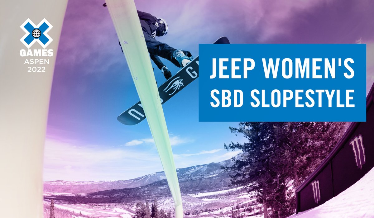 Jeep Women’s Snowboard Slopestyle LIVESTREAM X Games Aspen 2022