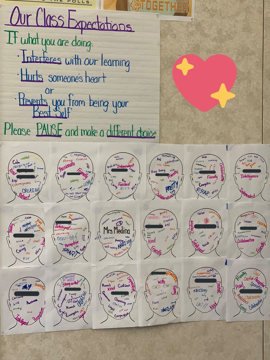 mx_morales_'s tweet photo. I’ve seen various versions of both of these class ideas and they really have helped us come back from winter break in such a positive way! I loved having students provide positive character traits of each other today! @nouvelle_ela https://t.co/mtMqrfTlDr