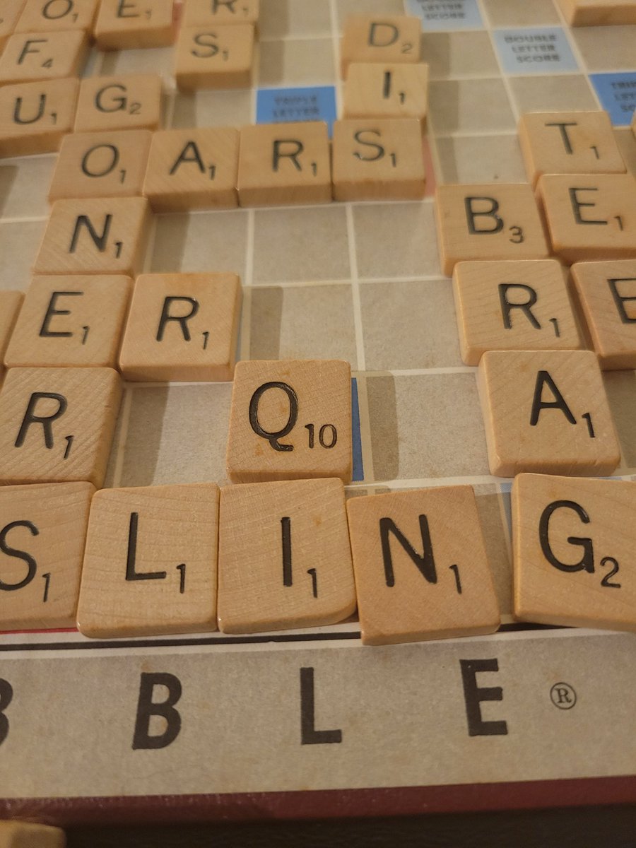 FrancesKParrish's tweet photo. Remember that scene in @NCIS_CBS where Ziva beats Tim in Scrabble? Thank you NCIS for teaching me the word Qi! https://t.co/EztDOZLJbP