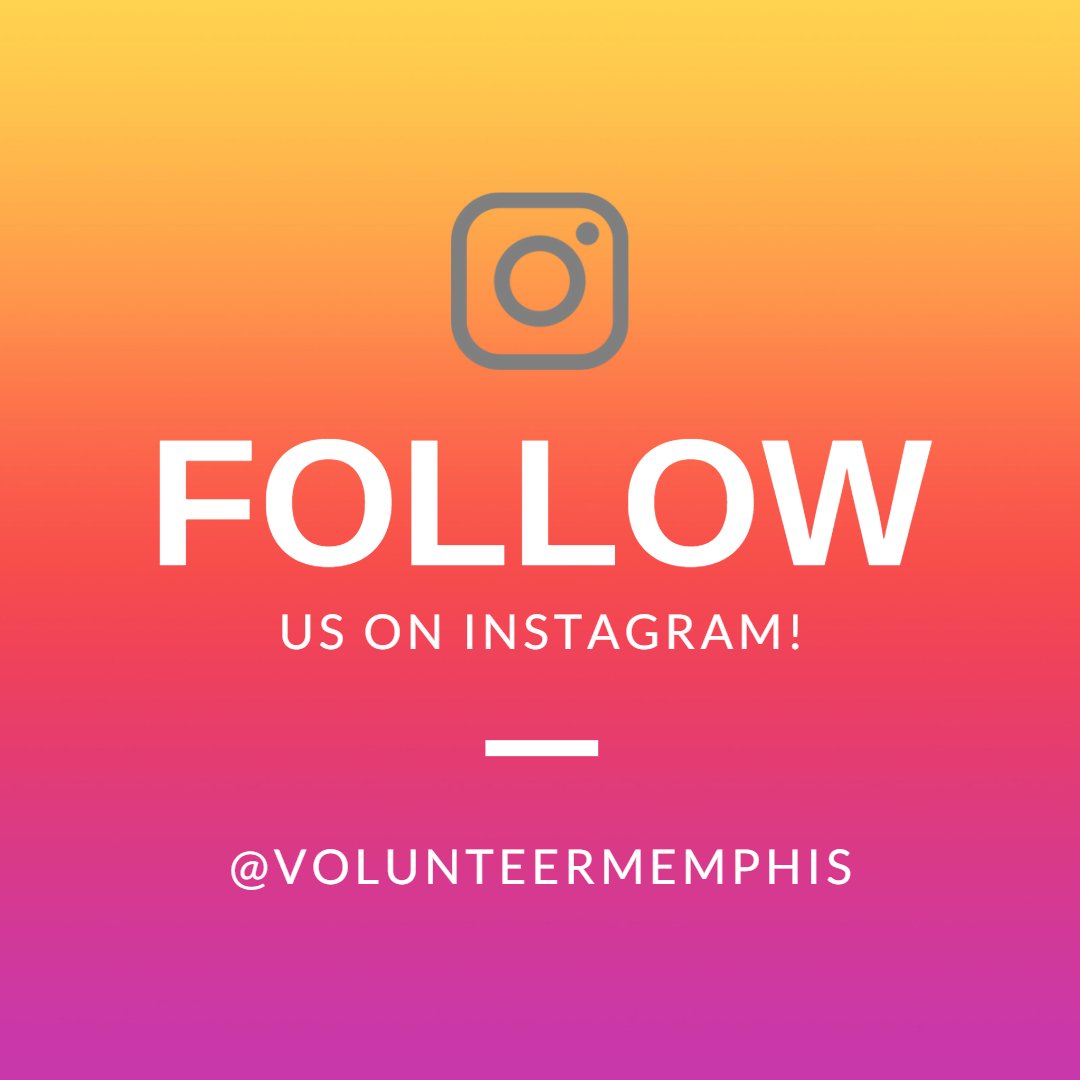 VolunteerMEM's tweet image. If you haven't already, make sure to follow us on Instagram!

If you are celebrating MLK Days of Service with us these next few days, it is a great way to share your pictures so make sure to tag us! #MLKDaysofService