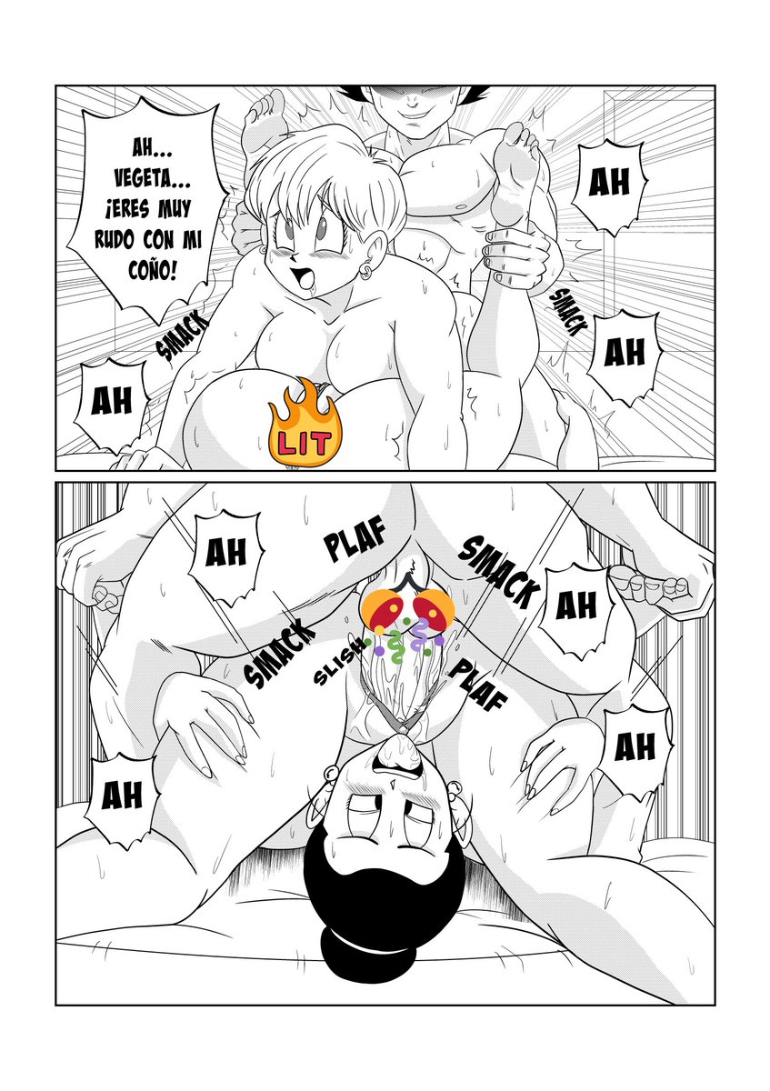 SonGokhan6's tweet photo. Una probadita del manga  "compartiendo a mi esposo" #milfdb #Bulma #Chichi #Vegeta #threesome #rule34 #mangahentai #dragonballhentai  #hentaisincensura https://t.co/5dppPJT2nb
