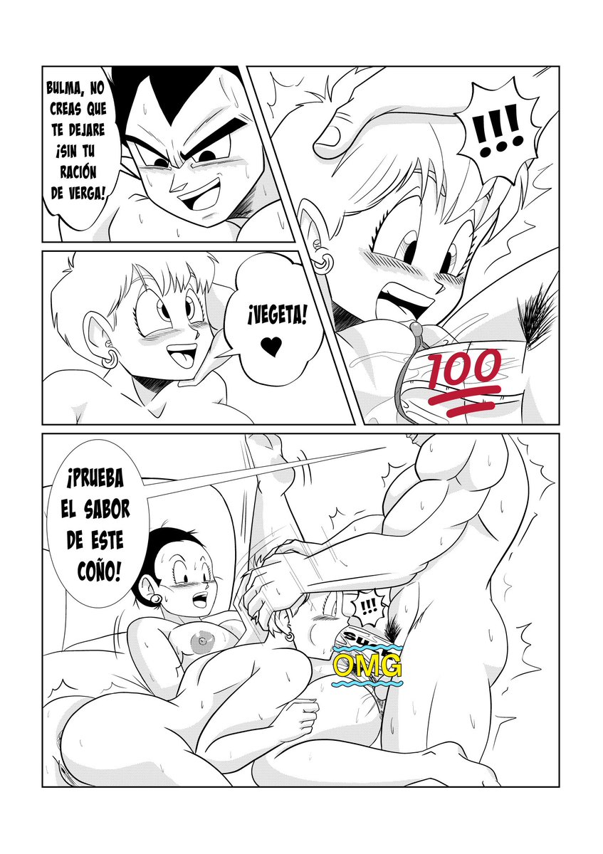 SonGokhan6's tweet photo. Una probadita del manga  "compartiendo a mi esposo" #milfdb #Bulma #Chichi #Vegeta #threesome #rule34 #mangahentai #dragonballhentai  #hentaisincensura https://t.co/5dppPJT2nb