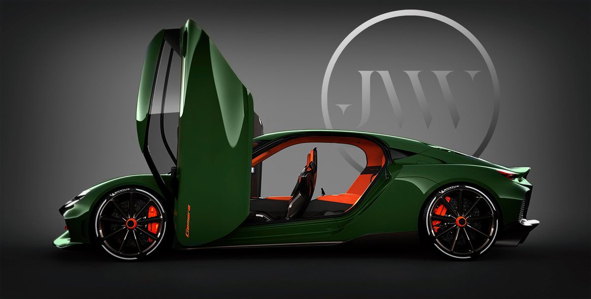 The #koenigsegg #gemera @mrjww #mrjww spec ideas green and orange. @koenigsegg #supercars #hypercars #koenigsegggemera #automotive #auto #autos #automotivephotography #car #cars #design