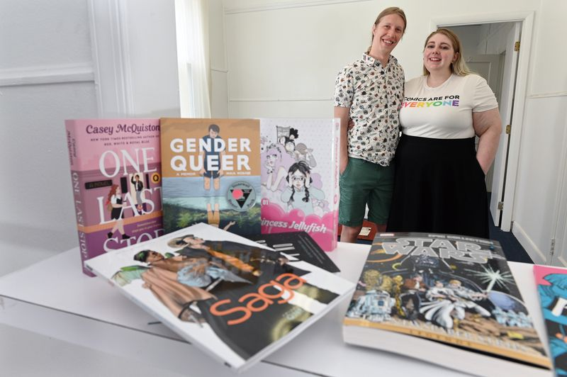 ExtraPagesPress's tweet photo. We welcome a NEW queer-owned retail pledge.

Nestled in Highlandtown Arts District of Baltimore, Dreamers &amp; Make-Believers (@dreamersbmore) will focus on stories by &amp; for BIPOC, women &amp; LGBTQIA+ community.

We humbly thank Miranda Nordell for opening her store with our book. https://t.co/bFZhm74Wdl