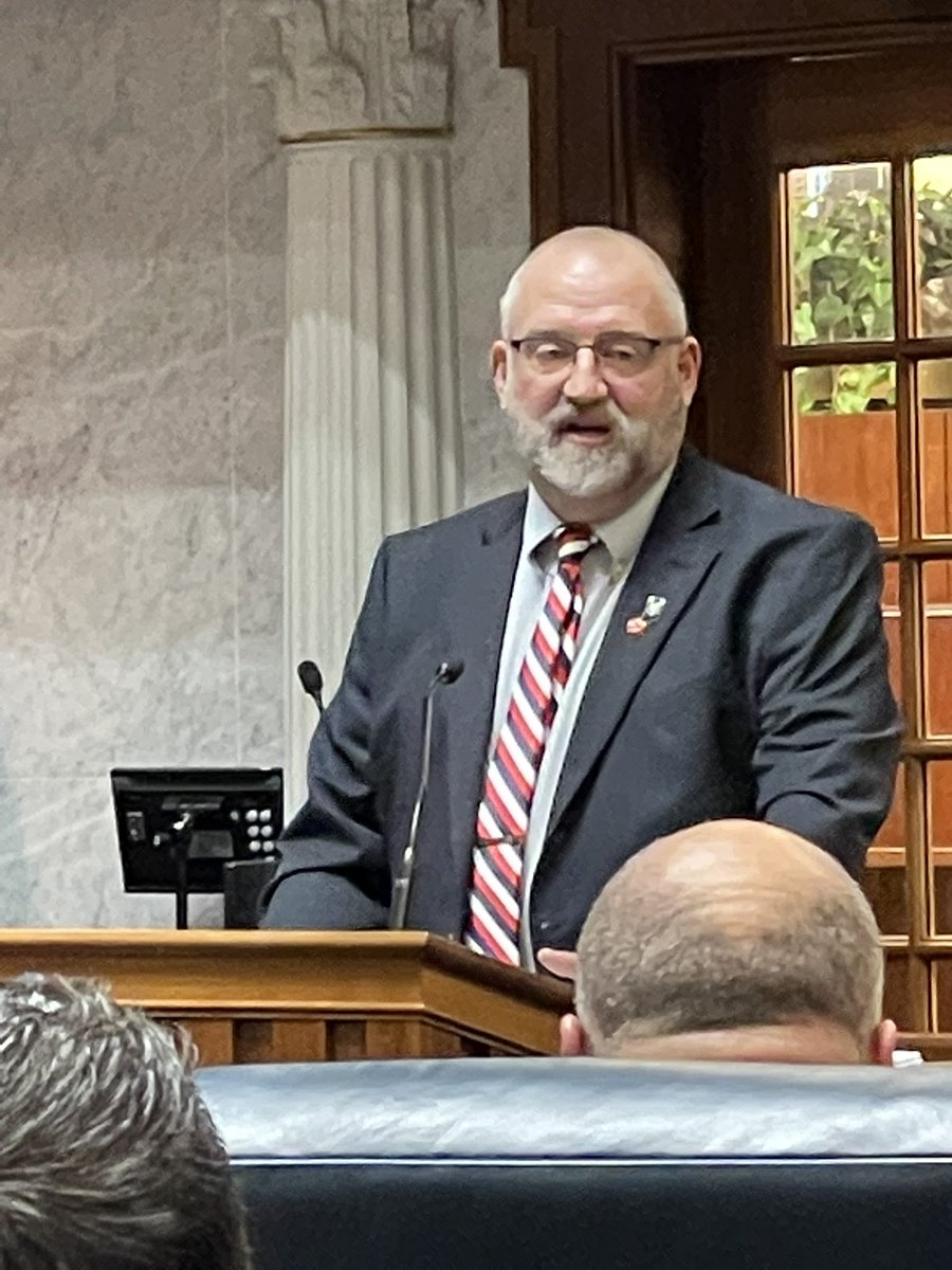 IstaVice's tweet photo. And still more members representing you by testifying in front of the Senate Education Committee about why prep time, class sizes/case loads, and health and safety should be mandatory subjects of collective bargaining.  #RedforEd #IamISTA https://t.co/59t5jGpDbO
