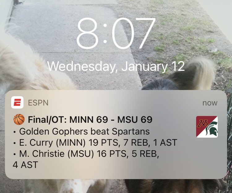 Nice work <a href="/espn/">ESPN</a> . And you thought you lost the game Gophers!   <a href="/GopherMBB/">Minnesota Men's Basketball</a>