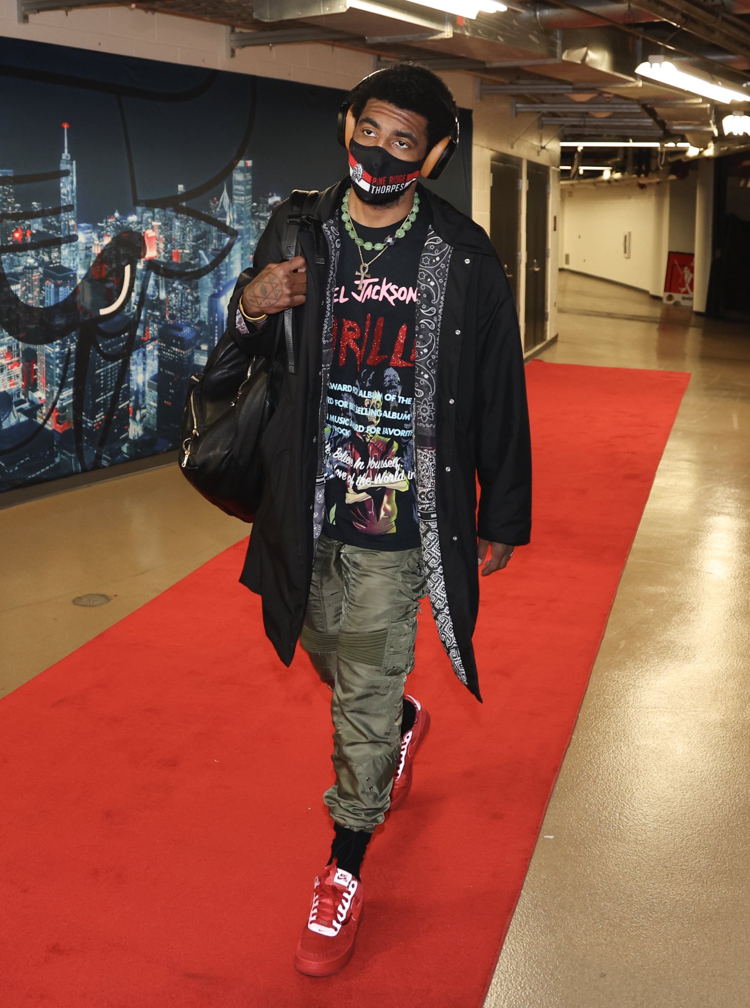 B/R Kicks on X: .@TheRealJRSmith arrives in the “MoMA” Off-White Nike Air  Force 1  / X