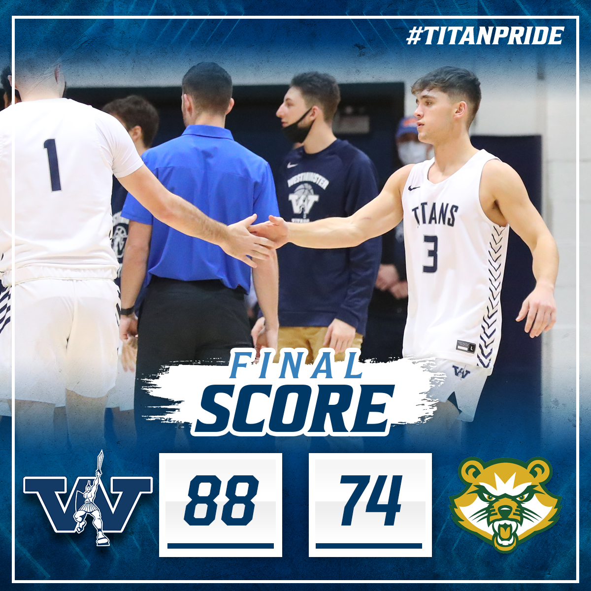 WC_Titans's tweet photo. Welcome back, Reese Leone! The sophomore led all scorers with a career-high 26 points in Westminster's win at PAC foe Saint Vincent! #titanpride https://t.co/LLVNJG0XgA