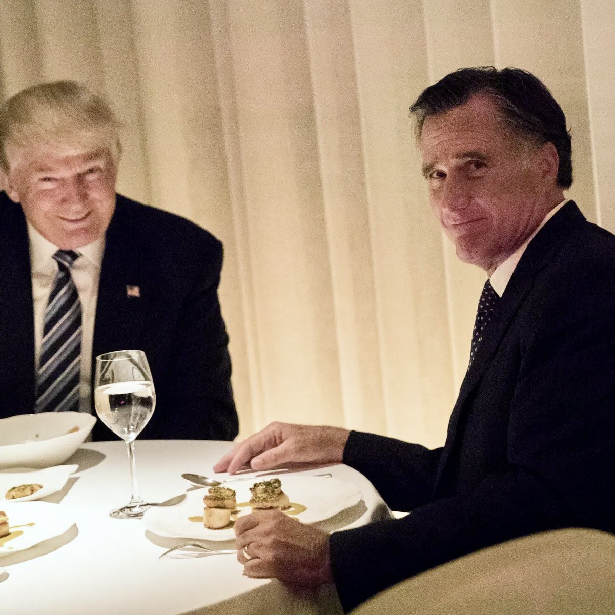 KeithOlbermann's tweet photo. Probably important to remind you that @MittRomney is not and never was some moderate nor acceptable voice of fascism.
He's just another terrified Republican, willing to whore himself - and this democracy - out to Trump. https://t.co/tWDNokWv82
