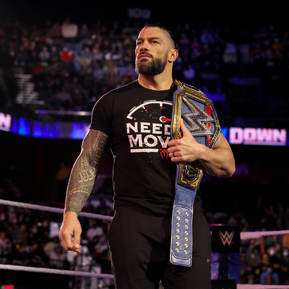 WWE's tweet image. 5️⃣ 0️⃣ 0️⃣  Days of acknowledging our #UniversalChampion @WWERomanReigns.