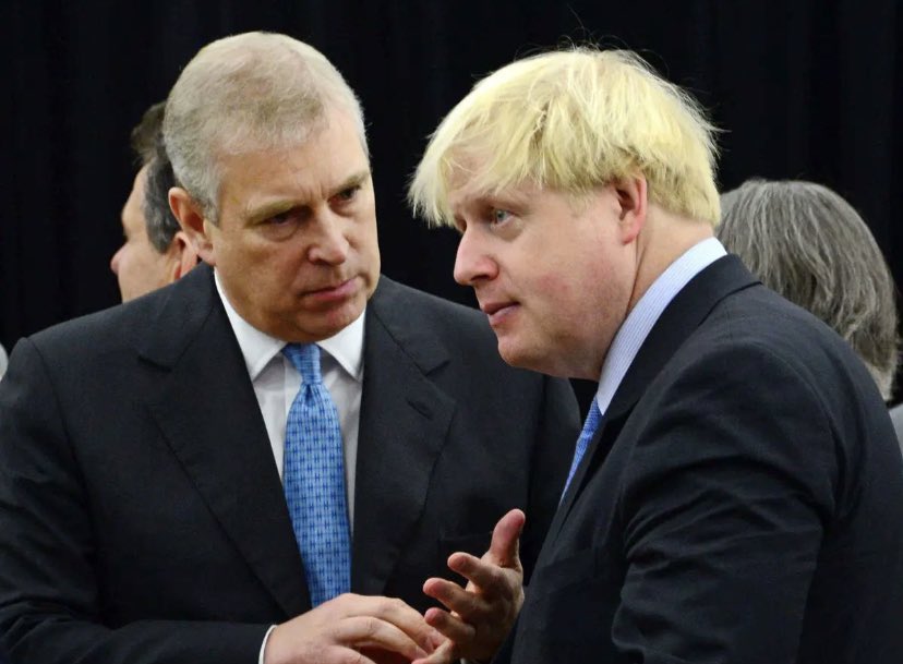 These deranged human beings need locking up. Such an embarrassment to our country. #BorisJohnson #LiarJohnson  #PrinceAndrew #NonceAndrew