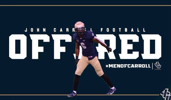 jackmol25's tweet photo. Excited to say I have received an offer from JCU!
@OLCoachNystrom 
@JCUFootball 
@IgnatiusFB https://t.co/G6ZFodJU90