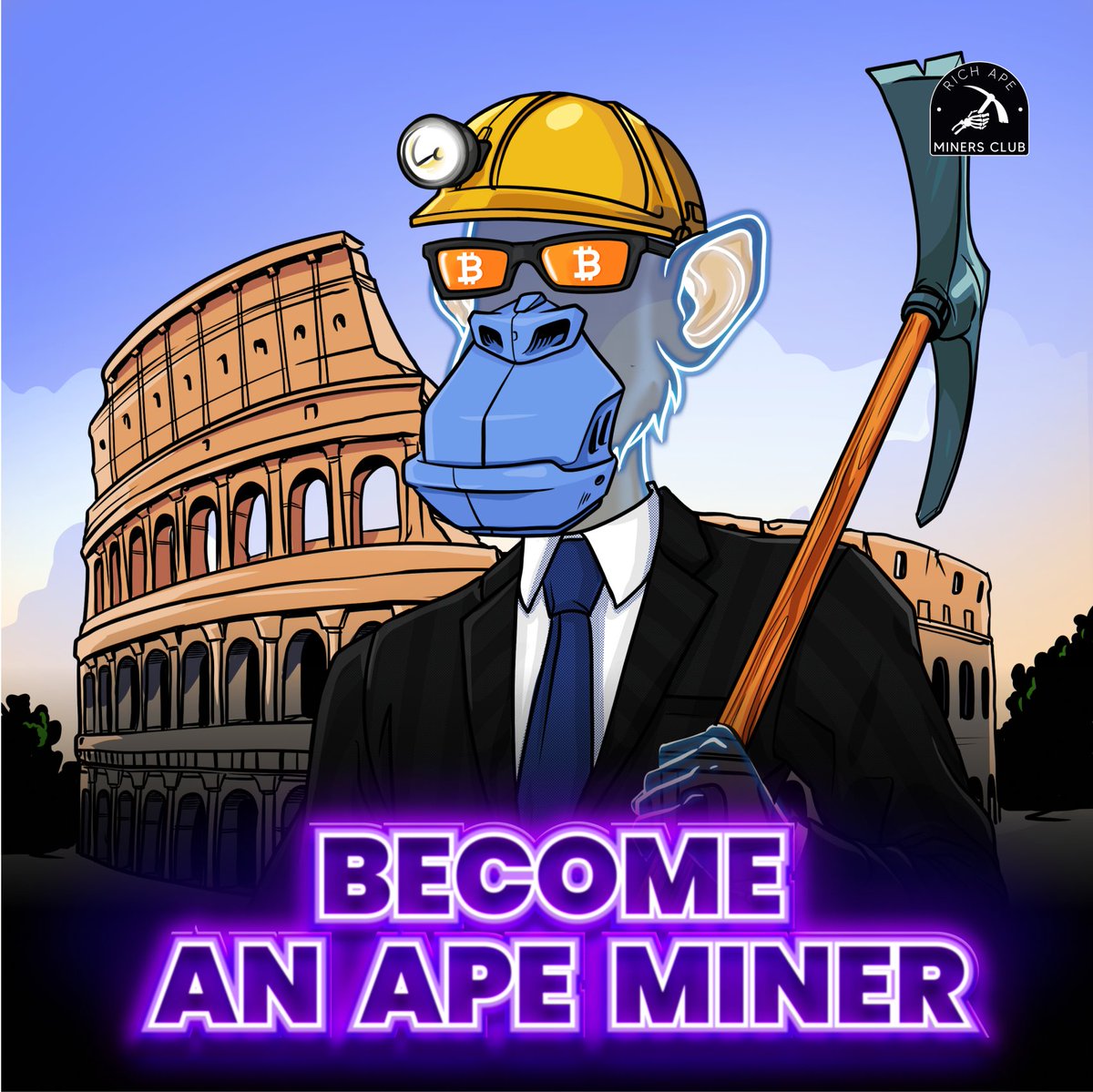 RichApeMiners's tweet photo. BECOME AN APE MINER

#nft #nfts #nftdrop #nftart #eth #ethereum #ethereumcommunity #launch #presale #joinus https://t.co/iqxmoi2wKA
