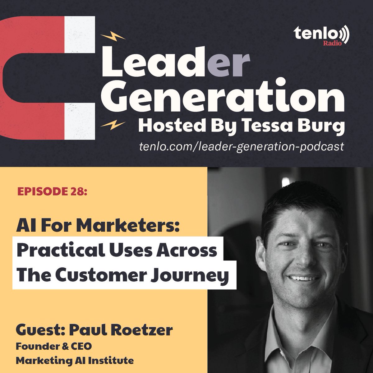How can marketers begin using artificial intelligence? <a href="/paulroetzer/">Paul Roetzer</a> shares on the latest episode of the Lead(er) Generation podcast with <a href="/tessaburg/">Tessa Burg</a>.