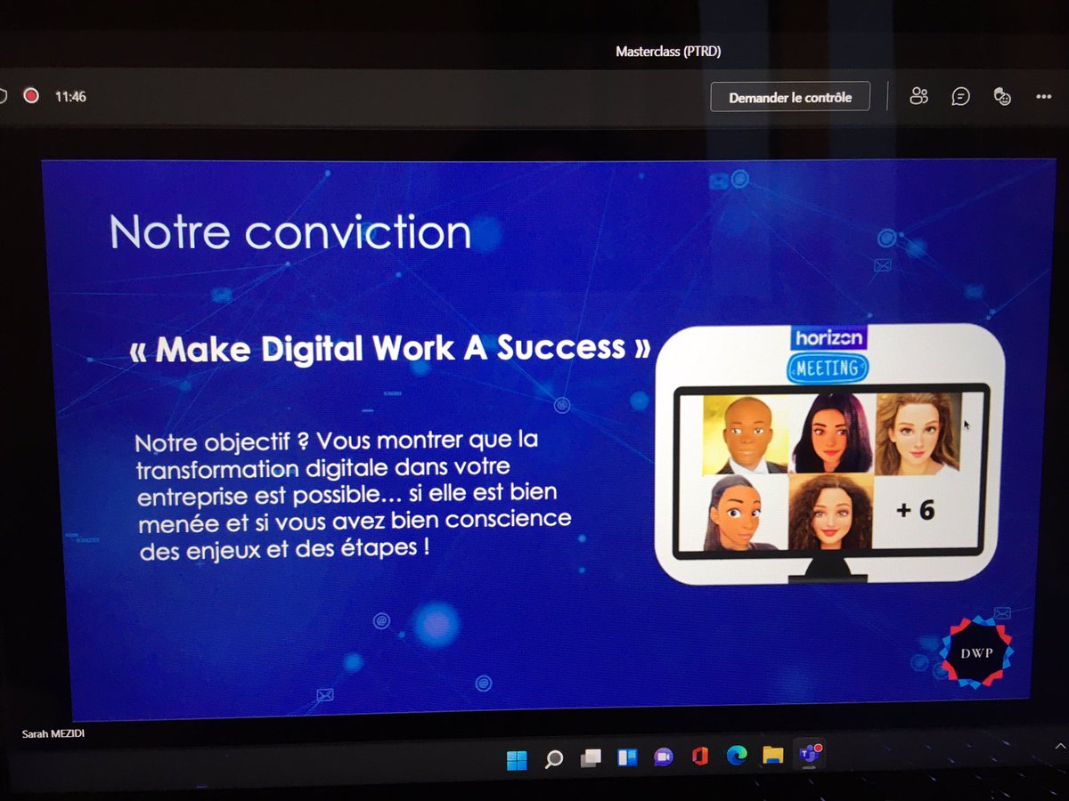GCollos's tweet photo. Masterclass sur la Transformation numérique du travail par @MCdigitalwork @MBADMB https://t.co/IIQnlImeQR