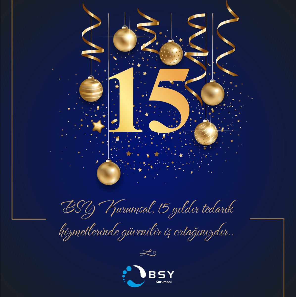 BSY Kurumsal, 15 yıldır tedarik hizmetlerinde güvenli iş ortağınızdır.