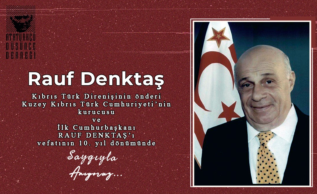 add_genelmerkez's tweet photo. Saygıyla...
#RaufDenktaş https://t.co/FaVmfQ7twu
