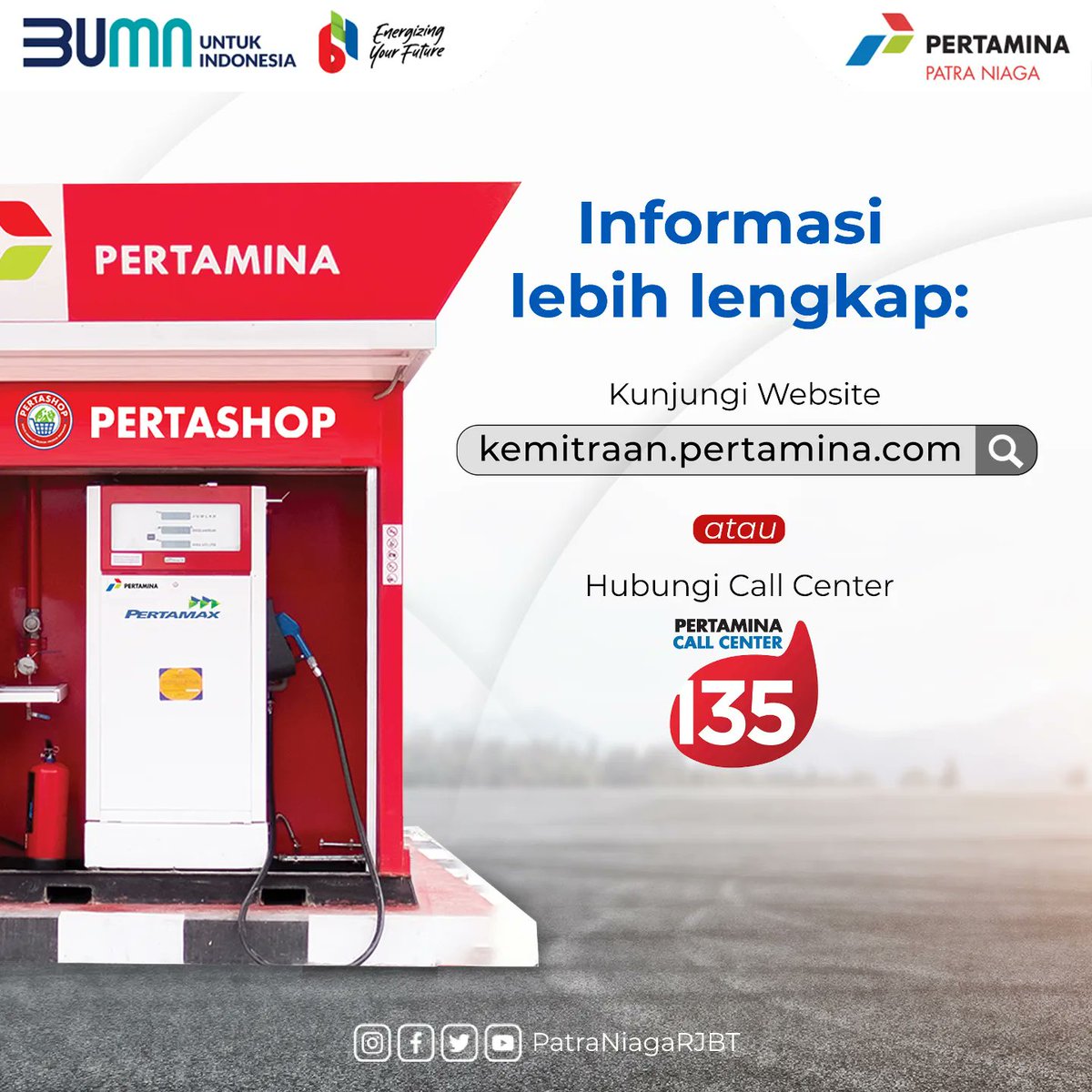 PertaminaRJBT's tweet photo. Di tahun 2022 ini bingung mau investasi apa?

Yuk, kenalan sama Pertashop. 
Lembaga penyalur Bahan Bakar Minyak (BBM) resmi dari Pertamina ini bisa menjadi peluang menjanjikan loh, Sob! https://t.co/L7EroMugrn